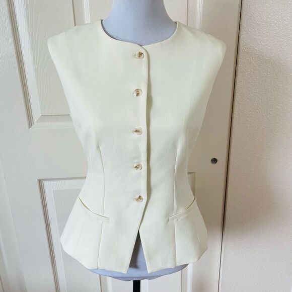 Third Form Skyline Tailored Bodice Tailored Vest Warm White Size 2 - Picture 13 of 13
